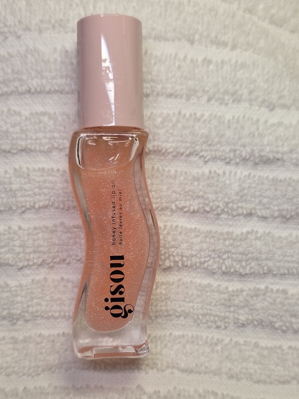 Gisou Honey-Infused Lip Oil — Shimmery Peach